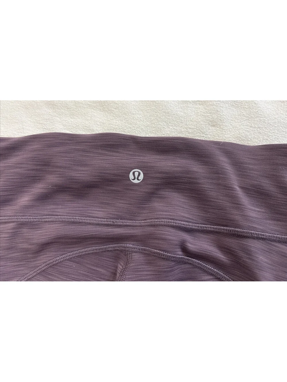 Lululemon Invigorate High-Rise Crop Heathered Black Currant Size 8